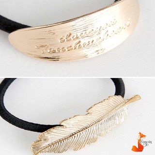 Dây cột tóc Handmade cao cấp phong cách Hàn Quốc Foxy BT0085B-Lá