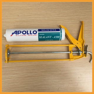 [Freeship] Keo silicon Apolo A500 White (trắng đục)+ súng bắn keo