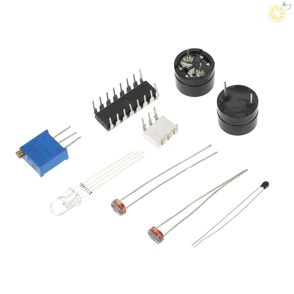 micc-New Electronics Components Basic Starter Kit for Arduino UNO MEGA2560 Raspberry Pi with LED Precision Potentiometer Buzzer Capacitor Resistor