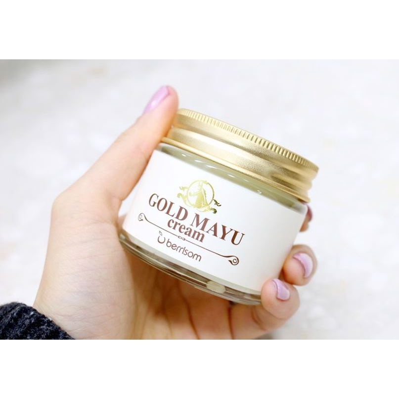 Kem Dưỡng Trắng Da, Chống Lão Hóa Berrisom Gold Mayu Cream 70g