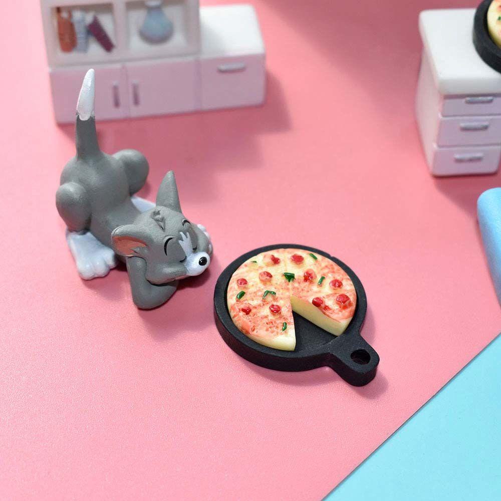 IVORY Mô Hình Đĩa Bánh Pizza Bằng Sắt Tỉ Lệ 1: 12 Độc Đáo Trang Trí Nhà Búp Bê