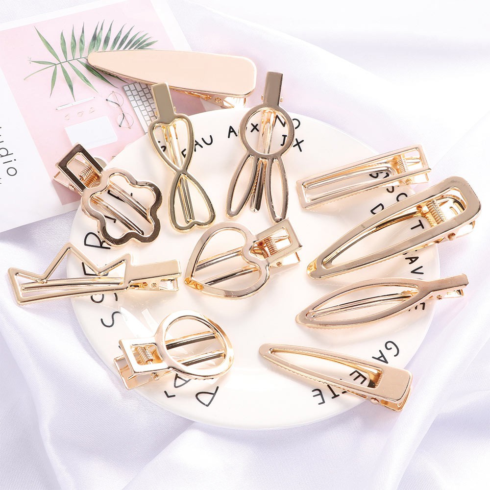 Kẹp tóc nhiều hình dáng rỗng