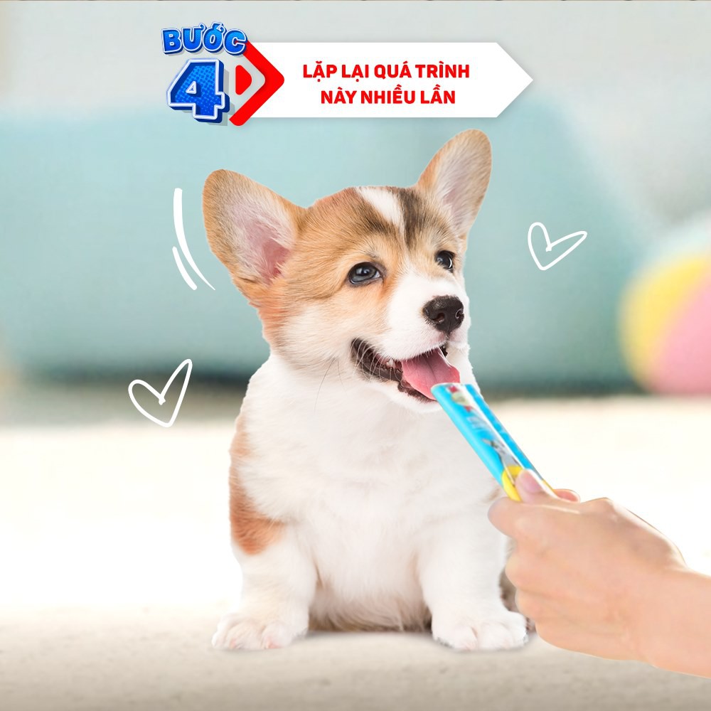 Súp thưởng cho chó Smart heart creamy dogtreats 15g, kem dinh dưỡng cún Con Mèo Xiêm+D334C424:C487+D33+C424:C487