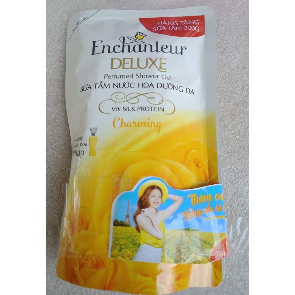 Sữa Tắm Hương Nước Hoa Enchanteur Charming Túi