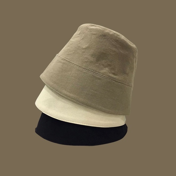 Nón Vành Chống Nắng Màu Trơn Che Mặt Dễ Phối Đồ Thời Trang Mùa Hè Cho Nữ