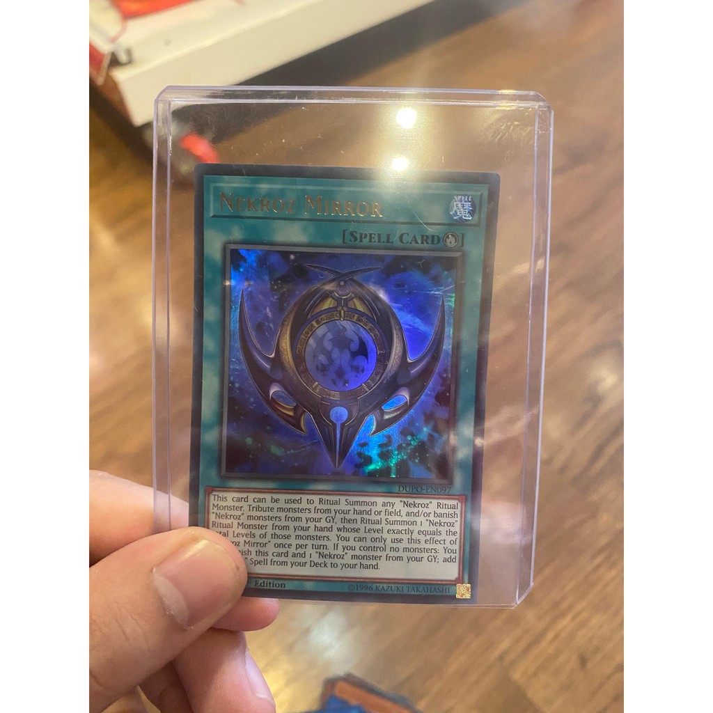 Lá bài thẻ bài Yugioh Nekroz Mirror – Ultra Rare - Tặng bọc bài nhựa bảo quản