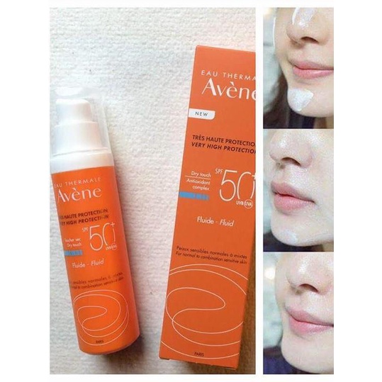 Kem chống nắng Avene Dry Touch Fluide SPF50+ 50ml