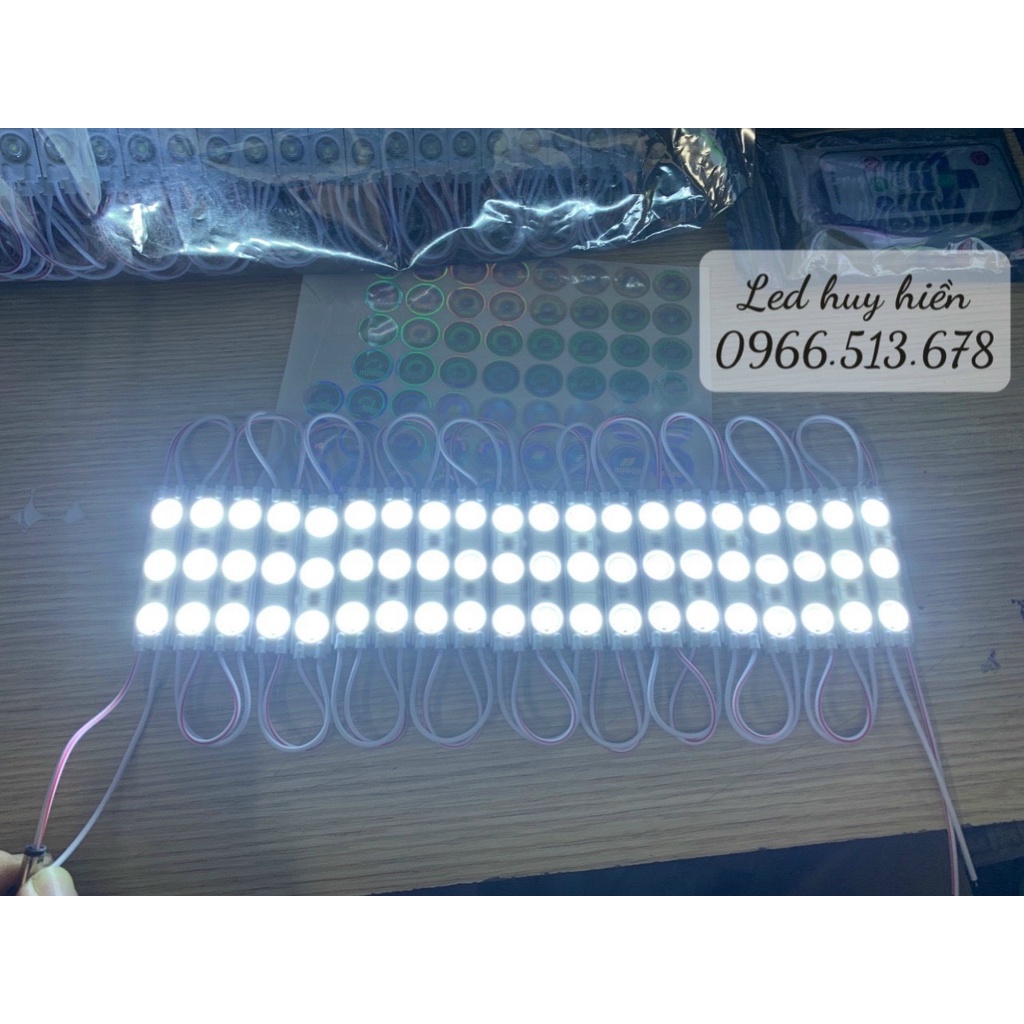 Siêu giảm giá 5000 Led hắt 3 bóng 2835 kích thước 6011, 6113 màu trắng (6000k), trắng ấm (3000K)
