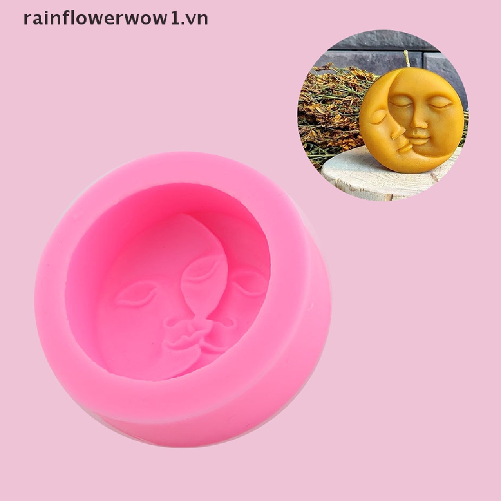 Khuôn Silicone Làm Nến / Xà Phòng / Mặt Trăng / Thủ Công