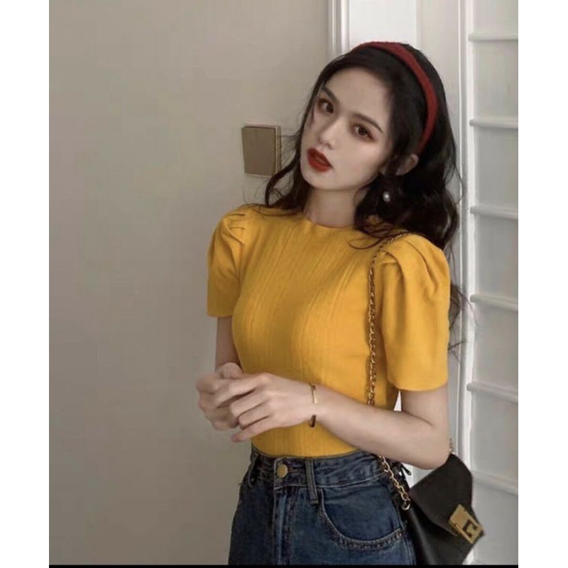 Áo len tăm tay bồng | BigBuy360 - bigbuy360.vn