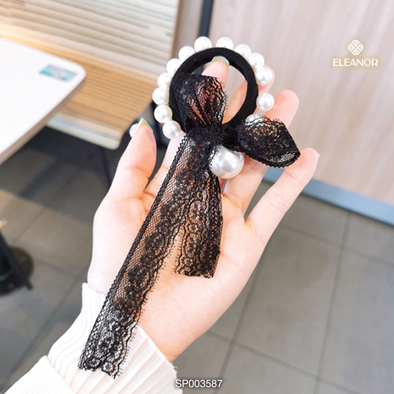 Dây cột tóc Eleanor Accessories phụ kiện tóc dễ thương phong cách Hàn Quốc đính ngọc nhân tạo