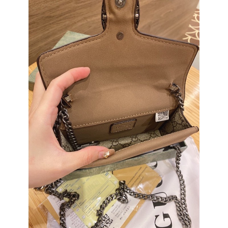 Túi Chữ CII Sz mini 18cm kèm hộp