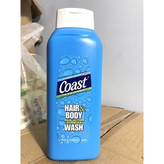 Dầu gội và sữa tắm Coast 946ml ( giá sỉ) mẫu mới
