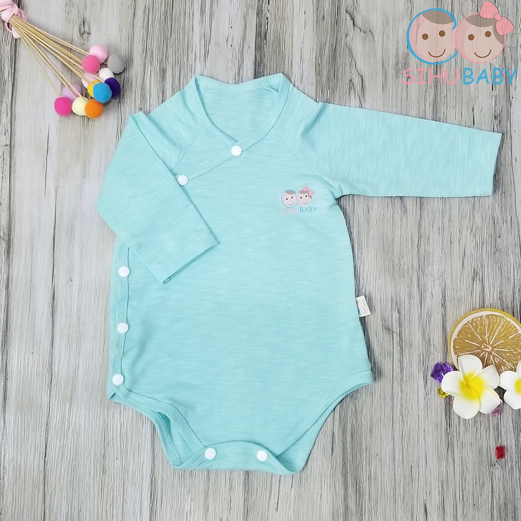 BODYSUIT TAY DÀI CHO BÉ TỪ 3 ĐẾN 10 KÝ [SiHu Baby Shop]