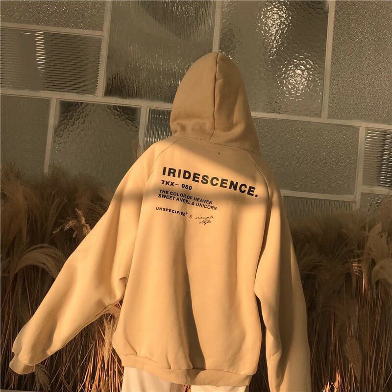 Áo Hoodie Nỉ bông 2 lớp IRIDESCENCE