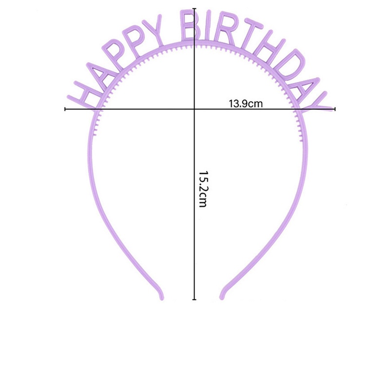 Băng đô hình chữ Happy Birthday dễ thương cho bé gái