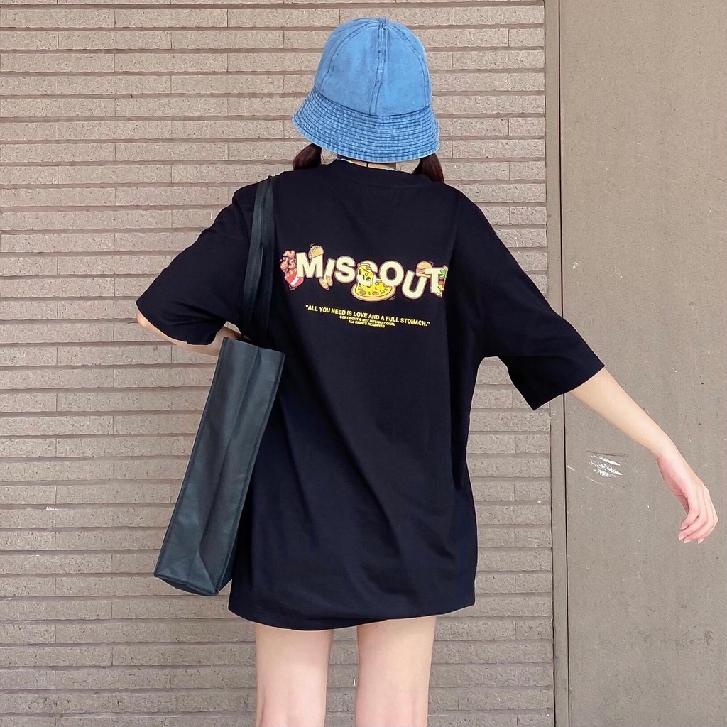 Áo thun nam nữ, áo phông MISSOOUT unisex form rộng chất cotton mát mịn thấm hút mồ hôi in hình siêu đẹp