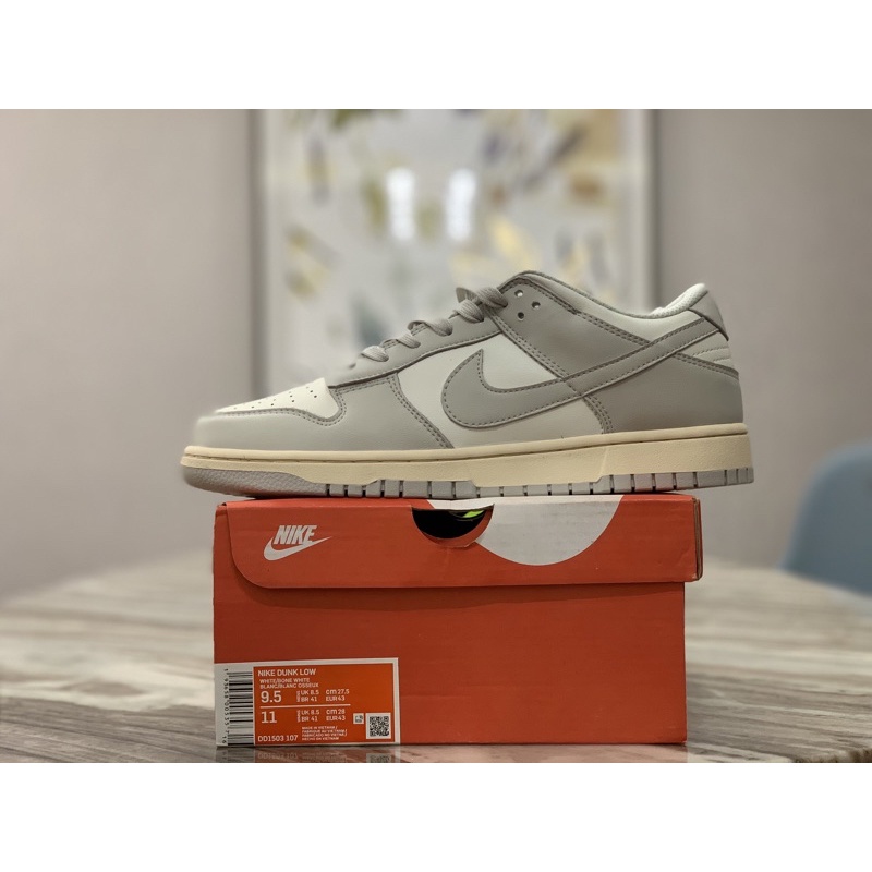 (36.5x1 40.5x1)giày sneaker dunk low "light bone"