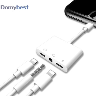 Dây cáp chia cổng tai nghe và cổng 3.5mm cho iphone 7 / 8 / x
