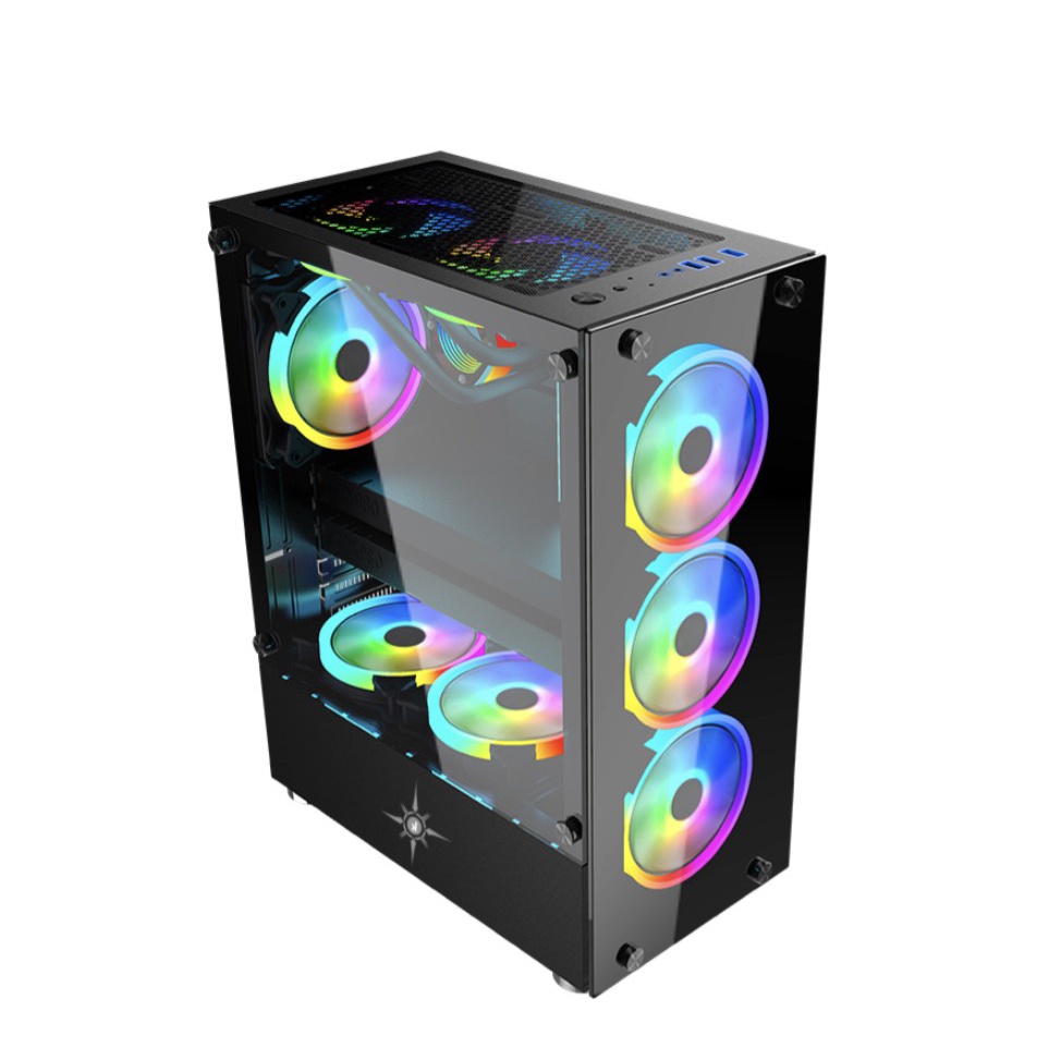 Vỏ case XIGMATEK HERO - ATX, 2 mặt kính cường lực (no fan)