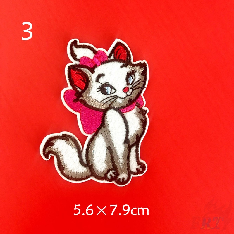 Miếng vá ủi thêu trang trí hình nàng mèo trong phim The Aristocats của Disney