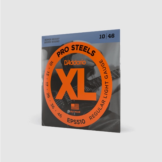 [Chính hãng] D'Addario EPS520, EPS510 - Dây đàn guitar điện D'addario ProSteels Electric Guitar Strings