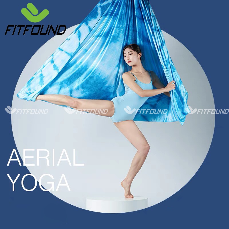 DÂY VÕNG VẢI LỤA TẬP AERIAL YOGA BAY YOGA KHÔNG TRỌNG LỰC RIKA MÀU OMBRE