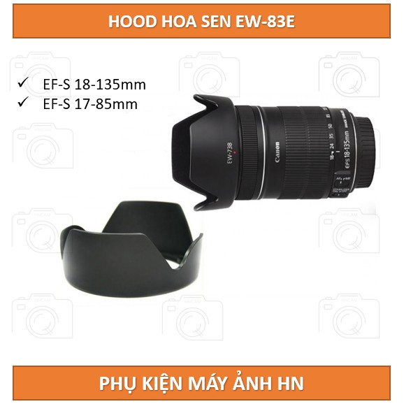 Hood loa che nắng EW-73B ống kính Canon EF-S 18-135mm f/3.5-5.6 IS STM