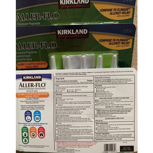 Chai xịt mũi Kirkland Aller-flo