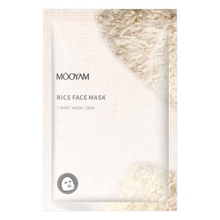 #Rice Face Mask #Mặt nạ miếng MôoyɅm #Mask #Rice - Thương hiệu: Mooyam