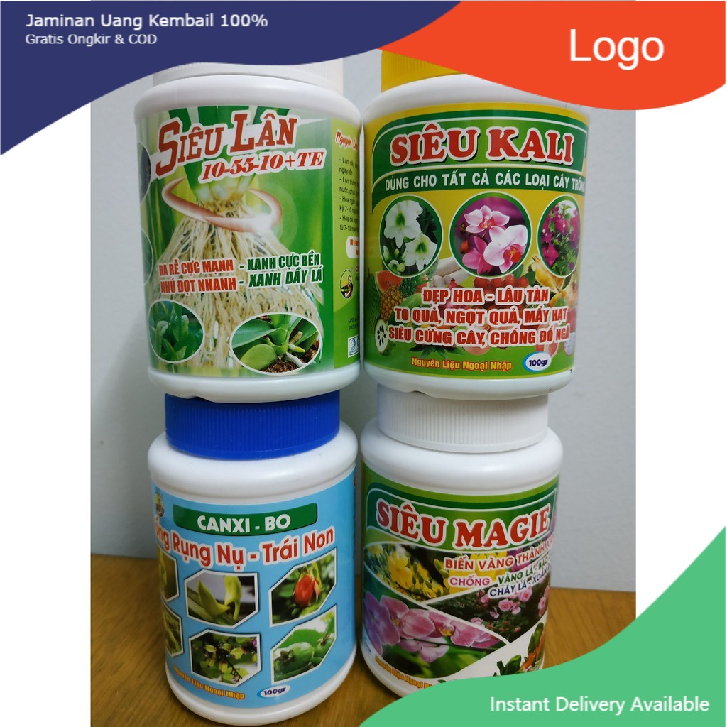 Bộ tứ sản phẩm dưỡng cây, kích hoa  100 gram/chai-BIOMAX
