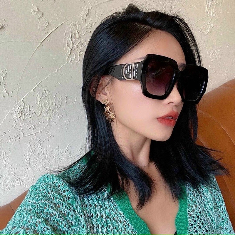 NEW 2023 kính râm nữ chống Uv đính đá siêu sang chảnh