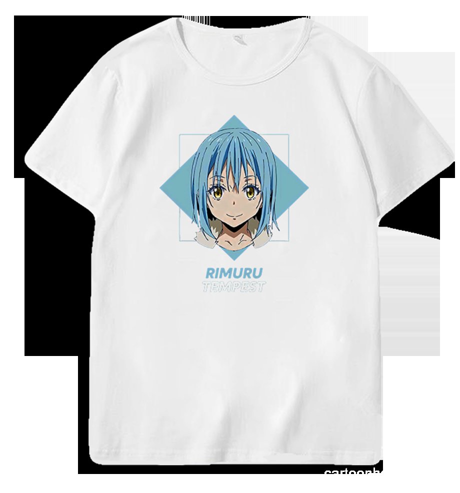 That Time I Got Reincarnated as a Slime T shirt  Cartoon Tee Family  T-shirt Mommy/daddy and Kids Printed Graphic Short Sleeves T-Shirt Children Boys Girls