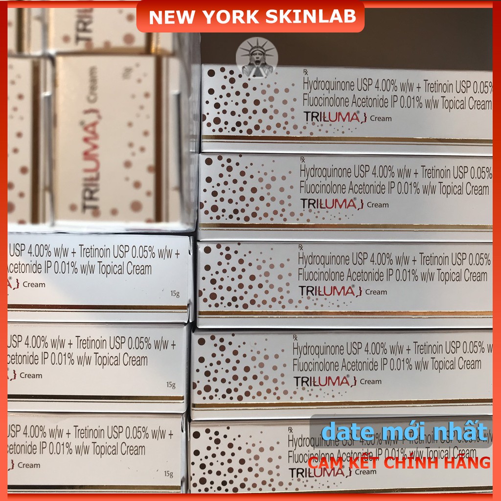 Kem Triluma Ấn Độ (15g), hết nám, giảm mờ thâm nám, dưỡng trắng và làm sáng da - 4% hydroquine và 0.05% tretinoin | BigBuy360 - bigbuy360.vn
