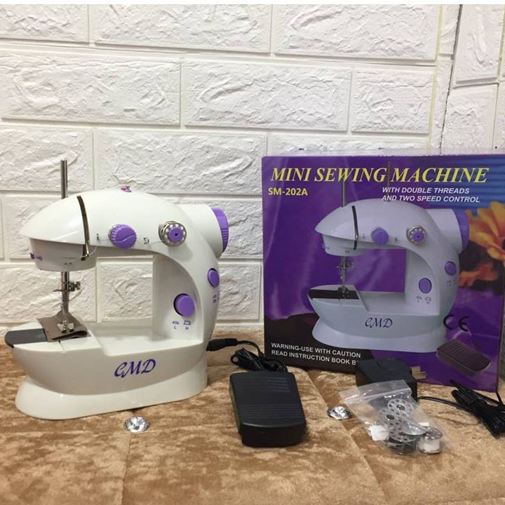 Máy May Mini Để Bàn Gia Đình - Máy Khâu Cầm Tay Mini Gia Đình Siêu Tiện Lợi