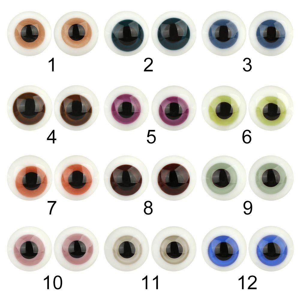 Mắt Thủy Tinh 8mm Cho Búp Bê BJD DIY