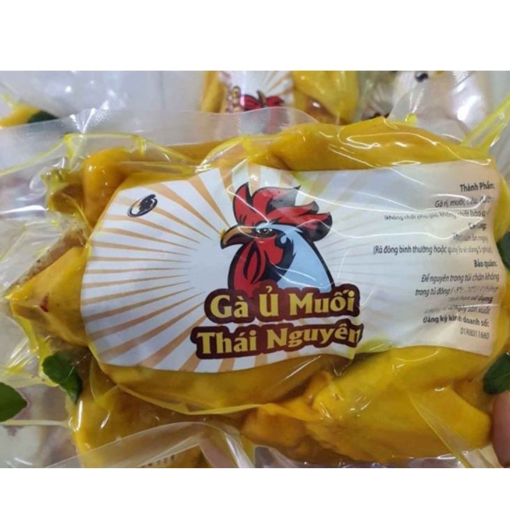 GIAO HÀNG TPHCM- Gà ủ muối hoa tiêu dai ngon bán kèm rau răm