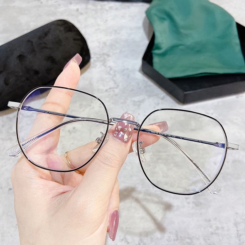 Mắt Kính Thời Trang Chống Ánh Sáng Xanh Phong Cách Cổ Điển Cho Nam Và Nữ Jz5515