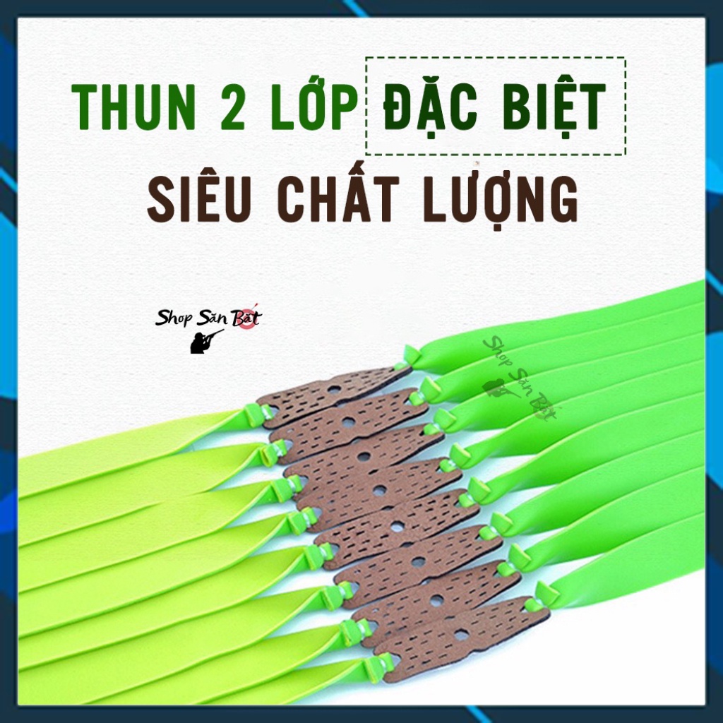 [Hàng Chuẩn] Dây ná cao su 2 lớp cao cấp, thun ná cao su 2 lớp siêu cấp cho lực đều và đẹp mắt  - Ná Cao Su VTA