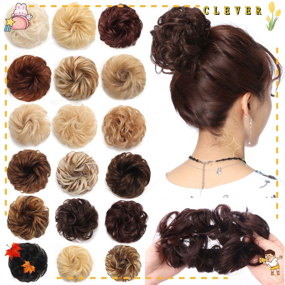 Búi Tóc Giả Hình Bánh Donut Xinh Xắn Dành Cho Nữ