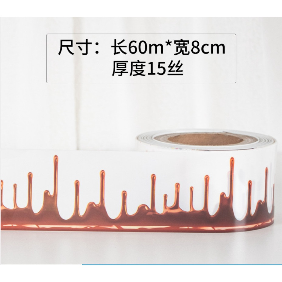 Cuộn 1kg cao 8cm mica in hình bọc thành bánh Mouse, mica quấn thành bánh trang trí bánh