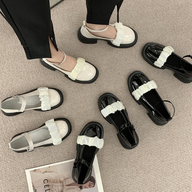 Giày Búp Bê Mũi Tròn Thiết Kế Mới Thoải Mái Thời Trang