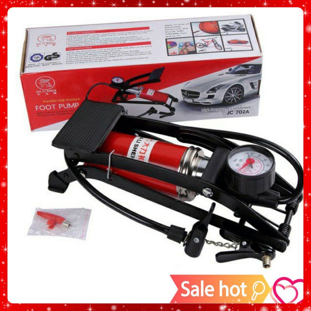 BƠM HƠI ĐẠP CHÂN MINI CHO XE ĐẠP,XE MÁY ,ÔTÔ, PHAO ,ĐA NĂNG VÀ TIỆN DỤNG
