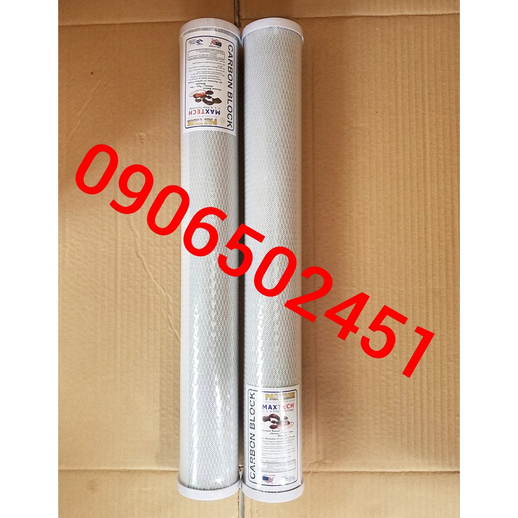 Bộ lọc nước sinh hoạt - bộ lọc thô đầu nguồn 2 cấp ly 20 inch chuẩn dùng cho gia đinh