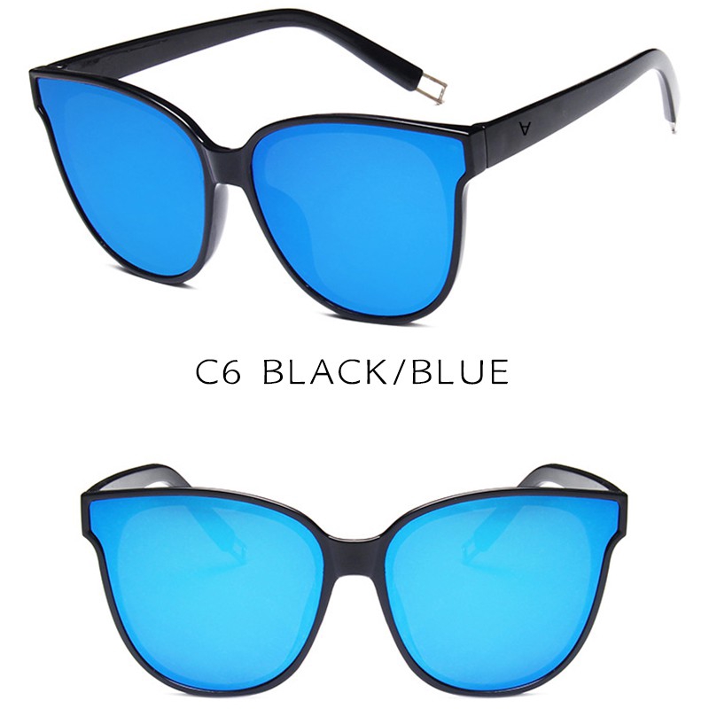 Kính mát mắt mèo bảo vệ chống tia UV400 phong cách Hàn Quốc vintage thời trang cho nữ