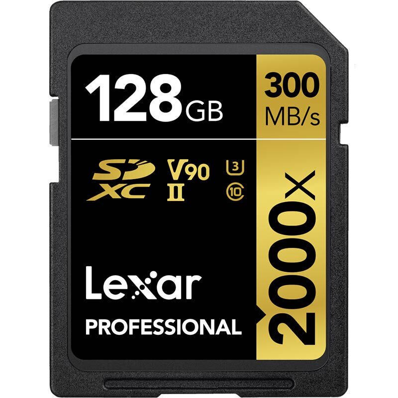 Thẻ Nhớ Tốc Độ Cao Lexar 2000x UHS-II SD 32GB 64GB 128G 300MB / s Cho Máy Ảnh Kỹ Thuật Số Lexar 2000x 3D 4K SLR