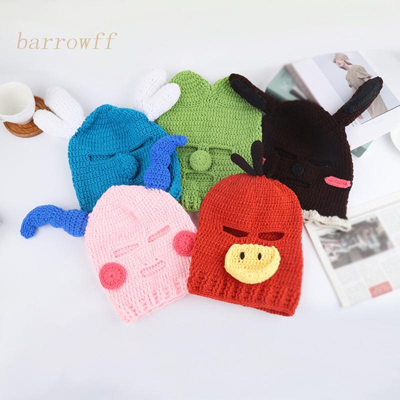 Brroa Nón Lưỡi Trai Kèm Mặt Nạ Che Mặt Thiết Kế Dễ Thương Vui Nhộn Cho Tuổi Teen