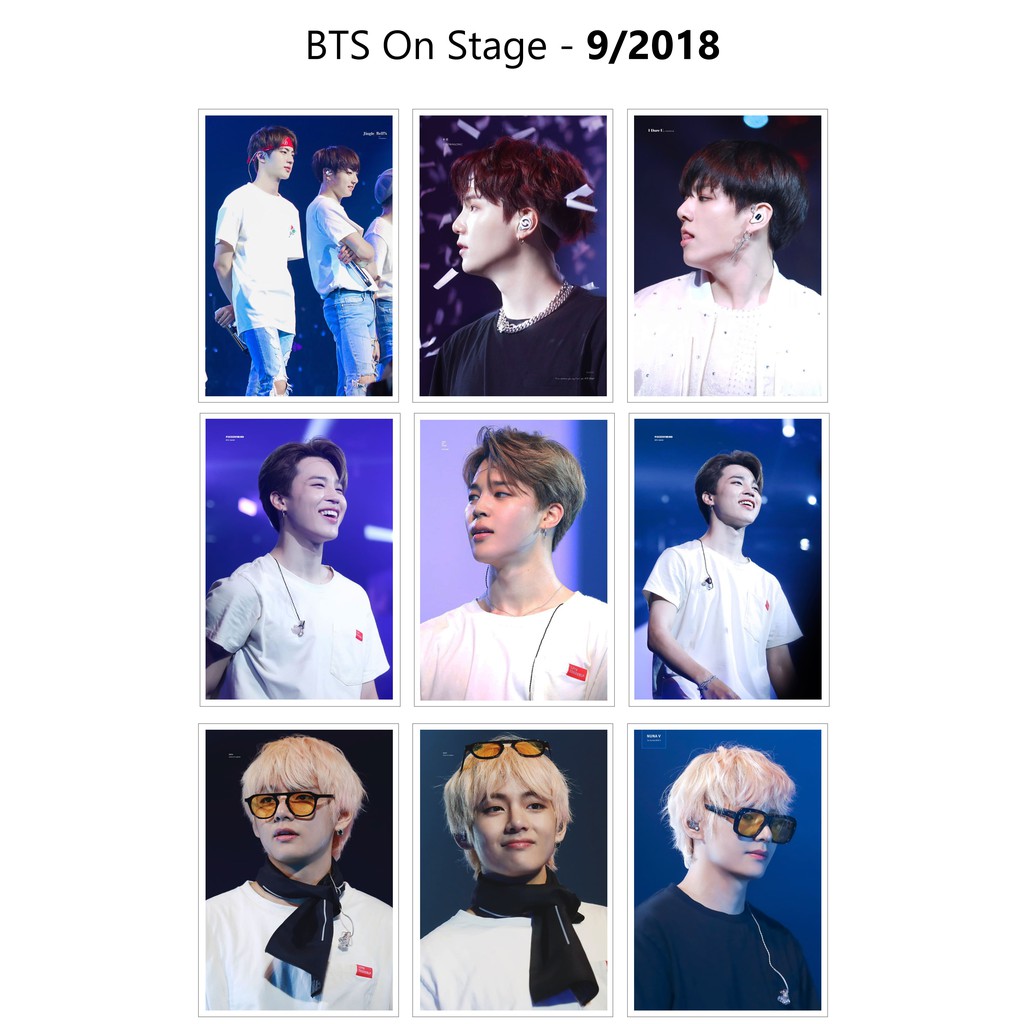 Lomo Card Ảnh BTS On Stage - 9/2018 ( Full 45 ảnh) | BigBuy360 - bigbuy360.vn