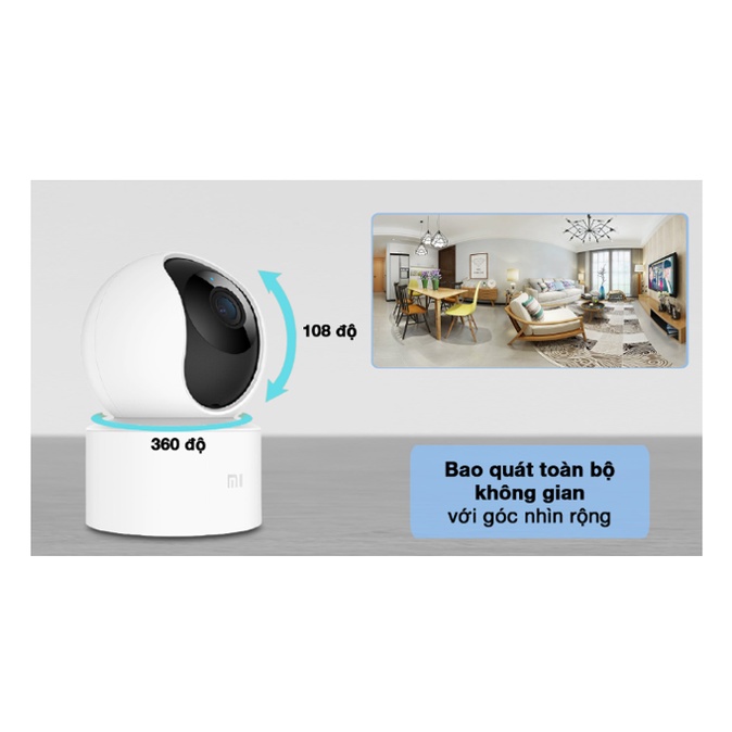 Camera Xiaomi Mi Home Security Camera 360°1080P | BẢO HÀNH 12 THÁNG - Hàng chính hãng