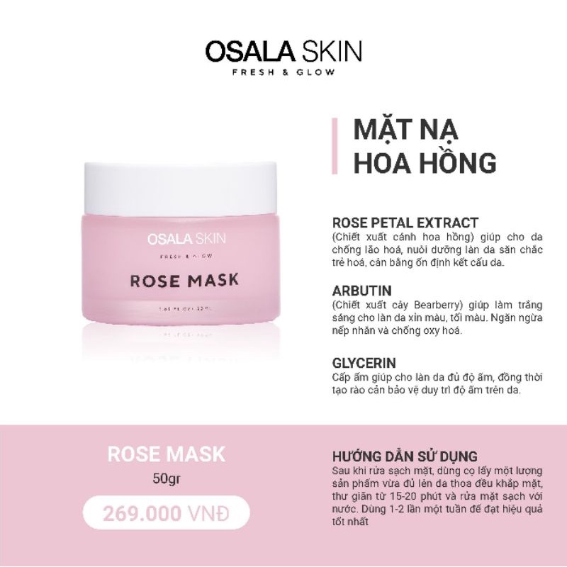 Mặt Nạ Osala Skin Tặng Cọ Cao Cấp